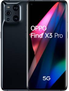 Oppo Find X3 Pro 5G Smartphone (17,02 cm/6,7 Zoll, 256 GB Speicherplatz, 50 MP Kamera) 