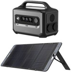 Ugreen PowerRoam GS600 (600W) Set Powerstation + Solar Panel (100W) 