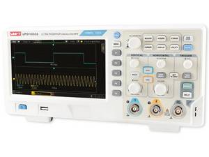 Uni-t Phosphor-Speicher-Oszilloskop UPO1102CS, 2 Kanal, 100 MHz 