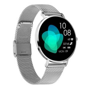 XCOAST SIONA 2 NANO - sehr kleine Damen Smartwatch (3,7 cm/1,19 Zoll, iOS und Android) Filigran, Frauen Fitness Tracker, 1-tlg., Dezente Damenuhr, Extrem klein & flach, Wasserdicht, Puls, Blutdruck, Blutsauerstoff 