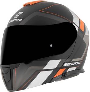 Bogotto Motowear Bogotto FF403 Murata schwarz/orange Klapphelm