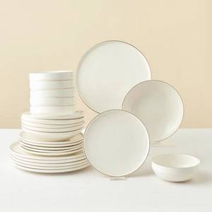 Karaca Geschirr-Set  Stream Bone Meridian Tafelservice 24-tlg 6 Personen 