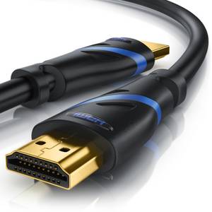 Primewire 8k HDMI Kabel 2.1 - 8K @ 120Hz 4K @ 240Hz mit DSC, 48 Gbit/s, HDMI 2.0a 2.0b, 3D, Highspeed Ethernet, HDTV UHD II, HDR-10+ eARC VRR - 4 m 