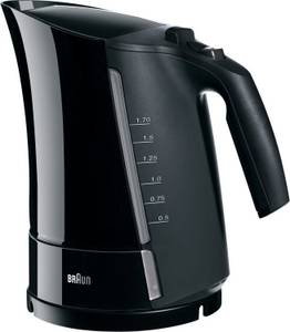 Braun Multiquick 3 WK 300 Onyx 1,6 Ltr. Wasserkocher mit Filter