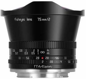 TTArtisan 7.5mm f2 Canon RF Fisheye-Objektiv