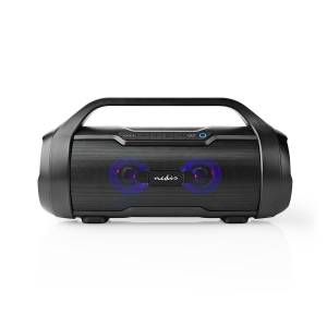 Nedis Party Boombox 60W LED [60W/ 6Std Akku/ Bluetooth/ TWS/ LED] 