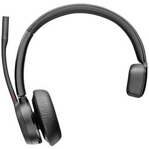  HP Poly Voyager 4310 USB-C Headset +BT700 Dongle Computer On Ear Headset Bluetooth® Mono Schwarz Noise Cancelling Lautstärkeregelung, Mikrofon-Stummschaltung 