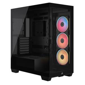 Corsair 3500X LX-R RGB iCUE LINK schwarz | PC-Gehäuse 