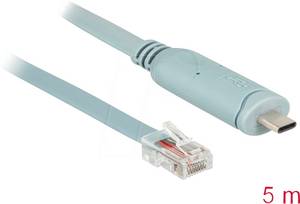 Delock 89892 - Konsolenkabel 5 m grau 