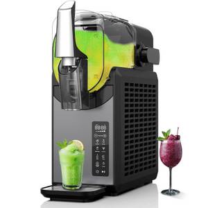Comfy Mate Slush-Eismaschine Slush-Maker 2,6L mit 12h Kühlung & 24h Startverzögerung, 2,6 l, 220 W, 5 voreingestellte Programme + einstellbare Konsistenz, leiser Betrieb 