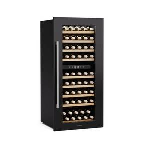Klarstein Weinkühlschrank Vinsider Duo 79, für 79 Standardflaschen á 0,75l,Wein Flaschenkühlschrank Weintemperierschrank Weinschrank Kühlschrank 