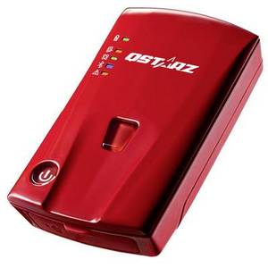 Qstarz BL-1000GT Standard GPS Logger Rot 