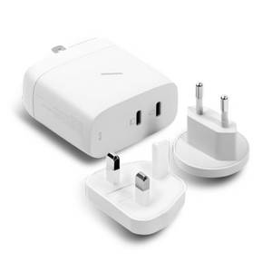 Native Union 67W Dual USB-C Fast GaN PD Wall Charger Weiß 
