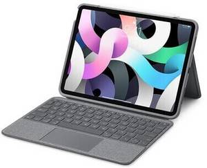 Logitech Folio Touch Keyboard iPad Air 4. Generation Oxford Grey (ES) Tablet Tastatur