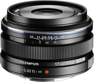 Olympus »M.ZUIKO DIGITAL 17 mm F1.8« Weitwinkelobjektiv 