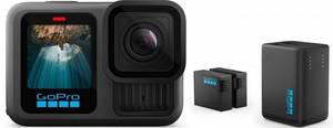 Gopro HERO13 Black + Dual Charger + Enduro Akku 4K-Action-Cam