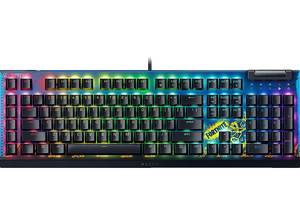  RAZER Blackwidow V4 X, Gaming Tastatur, Mechanisch, Razer Yellow, kabelgebunden, Fortnite Edition 