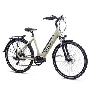 Tretwerk Amber E Bike Damen 28 Zoll Elektrofahrrad 160 - 180 cm Hollandrad 
