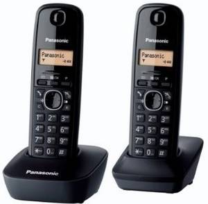 Panasonic KX-TG 1612 schwarz DECT-Telefon