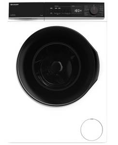 Sharp Waschmaschine ES-PRO814WA-DE, 8 kg, 1400 U/min, AllergySmart, Dampf, EcoLogic, 8 kg 