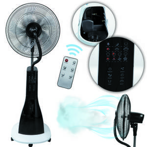 Tronitechnik Standventilator Turmventilator Vernebler SV05 40cm, inkl. Oszillation 
