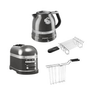 Kitchenaid Toaster  Artisan Wasserkocher, 2 Scheiben Toaster, Brötchenaufsatz 