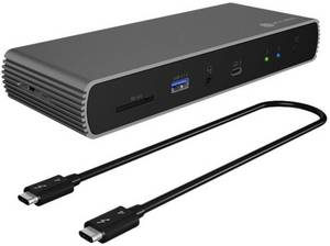 Icy Box IB-DK8801-TB4 Thunderbolt 4 Type-C auf 2x Thunderbolt 4, 1x HDMI 