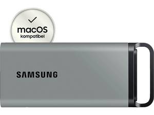  SAMSUNG PSSD T5 EVO Festplatte, 2 TB SSD, extern, Grau 