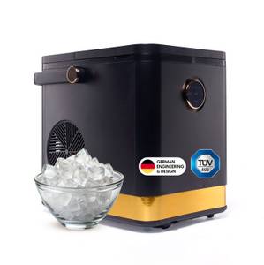 STARKFELD HOME ® Eiswürfelmaschine IceMaker Pro, UV-PurifyPro, bis zu 120 Eiswürfel, Eis in 6 minuten 