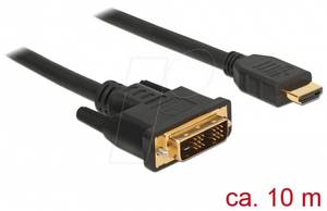 Delock 85587 - Kabel DVI 18+1 Stecker > HDMI-A Stecker 10,0 m 