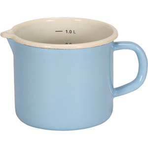 Sonstiges Emaille-Milchtopf mit Ausguss Serie SYLT, 12 cm 