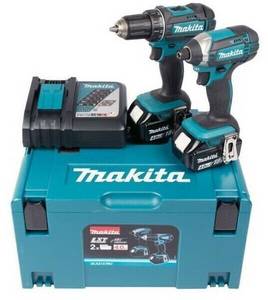 Makita Kit DLX2127MJ6 18V 4Ah Li-ion Akku-Maschinenset