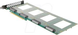 Delock 90169 - PCIe 4.0 x16 > 4x U.2 NVMe SFF-8639 