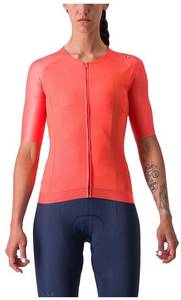 Castelli Aero Pro 7.0 Short Sleeve Jersey (Orange) Women Rennrad-Trikot