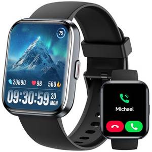  Gydom Smartwatch Herren, Smartwatch Damen mit Telefonfunktion & Alexa, 1,8