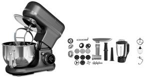 Medion ® Küchenmaschine MD 18442, 1200 W, 5 l Schüssel, titan 