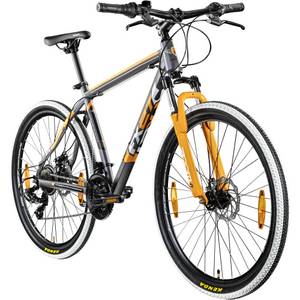 ZÜndapp Zündapp FX27 650B Mountainbike 27,5 Zoll Hardtail MTB Fahrrad 21 Gänge... 48 cm, grau/orange 