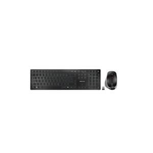 Cherry DW 9500 Slim Schwarz - Kabelloser Desktop mit Bluetooth und RF-Übertragung 