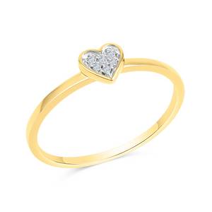 Diamonds By Ellen K. Damen Ring 585/- Gold Brillant, gelb 