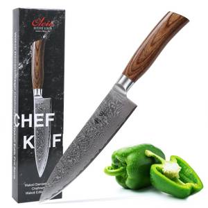 Wakoli Kochmesser » EDIB Pro Damast Chefmesser 19,50 cm Klinge« 