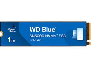  WD _Blue® SN5000 NVMe™ PCIe® Gen4, 5.150 MB/s Lesen, 4.900 Schreiben, 600 TBW SSD, 1 TB SSD M.2 via PCIe, intern 