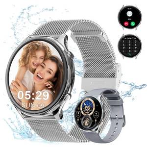 Powerwill Smartwatch mit Telefonfunktion, Smartwatch für Damen Herren...