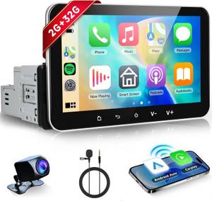 Hikity 1 DIN Autoradio mit CarPlay, 7