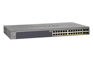 Netgear GS728TP3 - Switch, 28-Port, Gigabit Ethernet,  PoE, SFP 