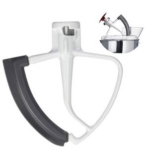 Dreafly Schlagscheibe Schlagscheibe Flex Edge Schlägel, KitchenAid Zubehör, Backen 