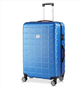 Monzana Exopack 4-Rollen-Trolley 76 cm blue Hartschalenkoffer