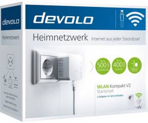 Devolo WLAN Kompakt V2 Starterset (8617) Homeplug AV2