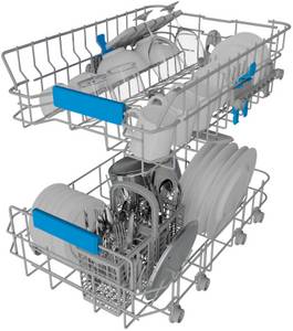 Privileg vollintegrierbarer Geschirrspüler PV2IC10BS7LA0, 10 Maßgedecke, Auto Door - automatisches Türöffnungssystem (abschaltbar) 