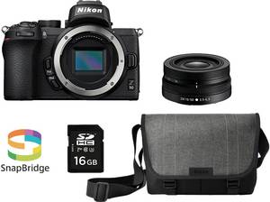  NIKON Z 50 Kit Systemkamera mit Objektiv 16-50 mm, 8 cm Display Touchscreen, WLAN 