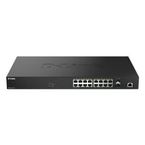 D-link DMS-1250-18P Smart Managed Switch 16x 2.5G Ethernet (PoE++), 2x 10G SFP+ 